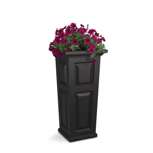 Nantucket 32-Inch Tall Planter – Self-Watering, Weather-Resistant Planter for... - Picture 1 of 5