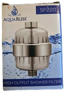 AquaBliss Hochleistungs-Duschfilter mit austauschbarer mehrstufiger Kartusche (SF220) - Bild 1 von 4