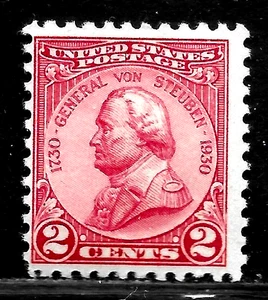 HICK GIRL-OLD MINT U.S. SC#689 GENERAL VON STEUBEN X5426 - Picture 1 of 2