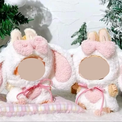 Lindo traje hecho a mano de conejo de orejas largas para muñeca de 7 pulgadas solo ropa-sin muñeca Foto 1 de 4