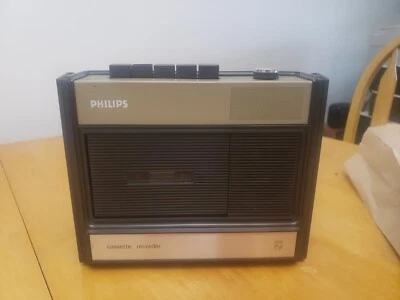 Grabadora de casete vintage Philips modelo 1320 Foto 1 de 4