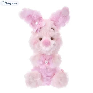 Disney Store Japan Winnie the Pooh Piglet Plush Doll SAKURA 2025 Cherry Blossoms - Picture 1 of 8