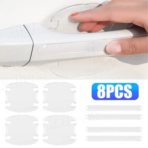 8pcs Invisible Car Door Handle Bowl Stickers Anti-scratch Protector Film Trims - Picture 1 of 22