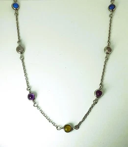 Collana Donna Liu-Jo LJ2863 In Acciaio Con Pietre Multicolore - Foto 1 di 2