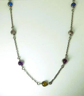 Collana Donna Liu-Jo LJ2863 In Acciaio Con Pietre Multicolore - Immagine 1 di 2