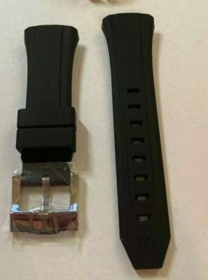 Auténtica correa TechnoMarinE NEGRA para reloj de 40 mm NUEVO Foto 1 de 2