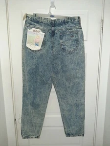 VINTAGE DAMEN SCHICKE GRÖSSE 20 ACID WASHED JEANS ☆NEU MIT ETIKETT☆ - Bild 1 von 6