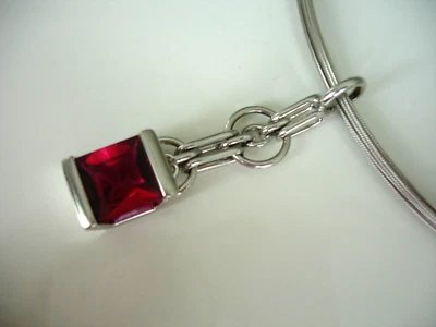 Pierre Lang Anhänger RH Zirkonia weinrot - Bild 1 von 2