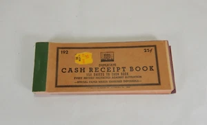 Vintage Steel City Duplicate Cash Receipt Book No. 192 w/Carbon Paper - Picture 1 of 5