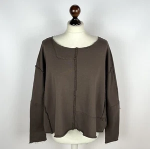 Grizas Damen Lagenlook Avantgarde Deconstructed Sweatshirt Pullover Gr.S/M - Bild 1 von 10