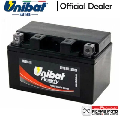 BATTERIA UNIBAT SIGILLATA GEL YTZ10S KAWASAKI 650 VULCAN S Foto 1 de 3