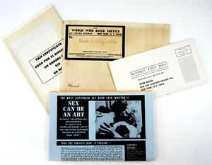 Vintage Erotic Adult Book Catalog Film Titles Sex Risque LGBT Gay Interest 1970s - Picture 1 of 6