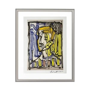 Impresión firmada por Roy Lichtenstein - Retrato II, 1981, edición limitada, arte pop - Imagen 1 de 7
