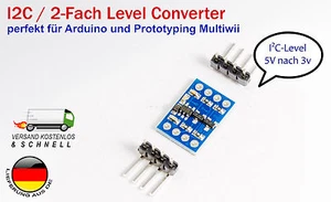 I2C ICC 5V-3.3V logic level shifter converter für Arduino Raspberry Pi Multiwii - Bild 1 von 2