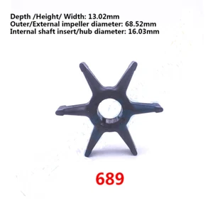 Impeller 689-44352-02-00 For Yamaha 25HP 30HP Outboard Engine Parts Water Pump - Picture 1 of 3