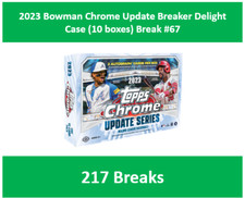 Wade Boggs 2023 Bowman Chrome Update Breaker Delight (10box) Break #67