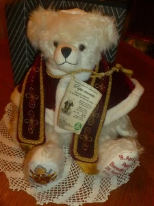 Hermann Papa Benedetto XVI Orso LED 39/265, alto 15" ha Growler ed etichette originali - Foto 1 di 10