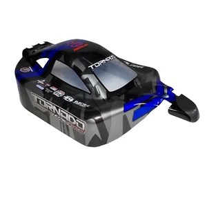 Redcat Racing Tornado EPX Pro Body Factory Painted Black Blue Decaled New Design - Picture 1 of 5