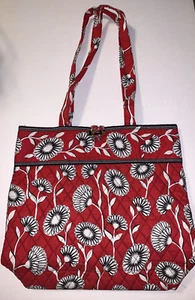 Vera Bradley Deco Daisy Red Purse/Tote/Bag New w/o Tags - Picture 1 of 8