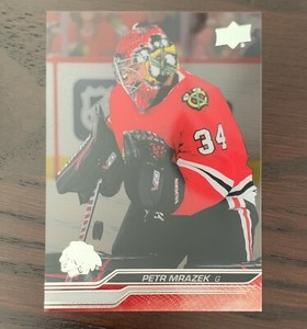 2023-24 Upper Deck Series 1 Petr Mrazek Clear Cut Base Parallel #40