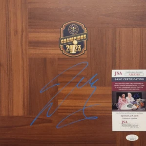 Jamal Murray Signed Floorboard w/ JSA COA #AJ63399 Denver Nuggets 2023 Champions - Picture 1 of 2