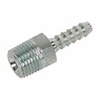 Sealey - Screwed Tailpiece Male 1/4"Bspt - 3/16" Hose Pack Of 5   (Seaac38)