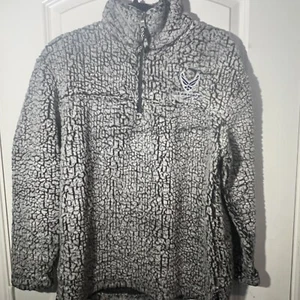 Boxercraft Sherpa Fleece Woman’s Sz S Pullover Grey US Airforce - Picture 1 of 4