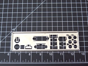 I/O Shield Back Plate Panel for BIOSTAR Motherboard Mainboard - Picture 1 of 2