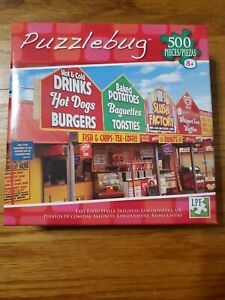 Puzzlebug 500 Piece Fast Food Stalls Skegness, Lincolnshire, UK