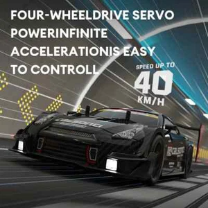 40KM/H Remote Control Car Rechargeabl Racing Drift Electric Graffiti RC Cars Toy - Picture 1 of 29