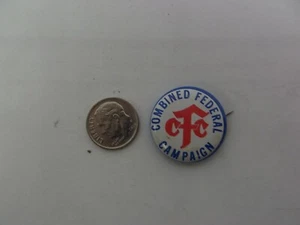 Vintage CFC Combined Federal Campaign Button 1950's - Imagen 1 de 2