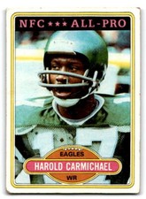 1980 Topps  # 420 Harold Carmichael     AP