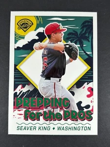 2024 Panini Prospect Edition - Seaver King - Prepping For The Pros Green #23 - Picture 1 of 2