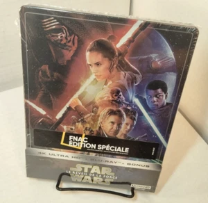 Star Wars The Force Awakens 4K/Blu-ray Steelbook - EU IMPORT - NEW- Box S&H - Picture 1 of 11