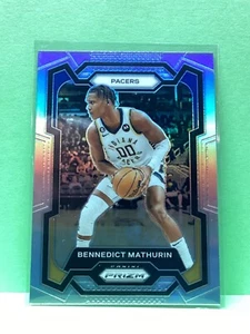 Bennedict Mathurin 2023 2024 PANINI PRIZM SILVER PRIZM REFRACTOR CARD - Picture 1 of 1