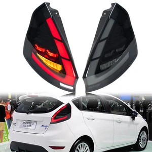 LED Tail Lights Fit for Ford Fiesta Hatchback 2011-2019 Sequential Rear Lamps - Picture 1 of 5
