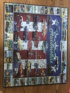 VTG White Mountain Puzzle - “The American Automobile” with Box & Flyer  (O2/54) - Picture 1 of 5