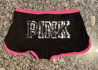 NUEVO VS ROSA BLING ALGODÓN NIÑO BRAGUITA CORTA NEGRO/ROSA/PLATEADO GLÚTEOS GRÁFICOS Foto 1 de 4