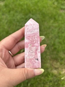 Peruvian Rhodonite Tower Crystal Polished Gemstone Mineral - Picture 1 of 3