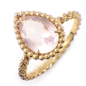 BOUCHERON Ring Schlange Boheme klein JRG03184 Birnenform rosa 750RG #53 US6,5 - Bild 1 von 6