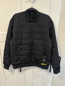 Lululemon Switch Over Bomber Jacket BLK Black Men's Size Large NWT - Picture 1 of 10