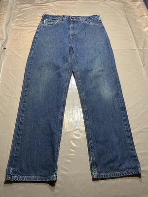 Jeans Carhartt FR para hombre 34x32 (ajuste 33x31) azul denim FR ignífugo 2112 CAT2 Foto 1 de 4