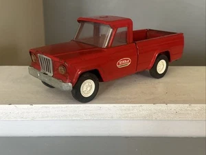 Vintage Tonka Jeep Pick-Up Truck Red 52030 Mound Minn Pressed Steel Tailgate - Picture 1 of 24