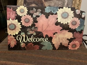Mailbox Cover Fall Leaves & Flowers - Picture 1 of 5