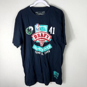 Mitchell & Ness Hardwood Classics Dallas Mavericks Dirk Nowiztki Draft Shirt XL - Picture 1 of 9