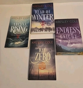Kresley Cole's The Arcana Chronicles 4 Book Lot Including "Day Zero" & More - Picture 1 of 6