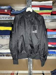 Love Moschino Luxury Bomber Jacket Big Double Side Logos - Picture 1 of 12