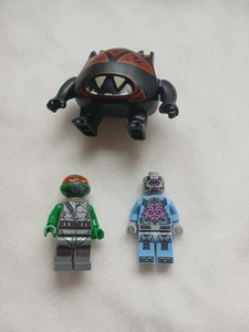 Lego Ninja Turtles Minifigure Lot Raphael With Armor Spider Bytez Kraang - Picture 1 of 2