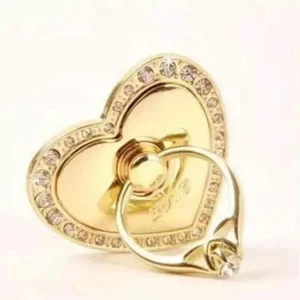 Supporto anello tablet cellulare girevole LiliDreamStore 360 - ORO AMORE CUORE - Foto 1 di 6