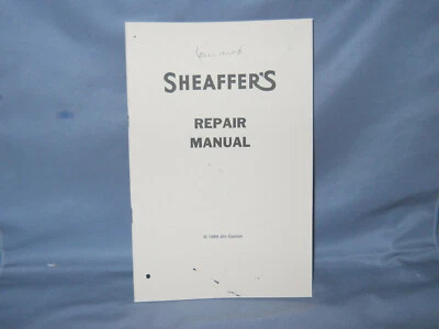 Sheaffer's Reproduction l930's Repair Manual #216 - Image 1 of 4